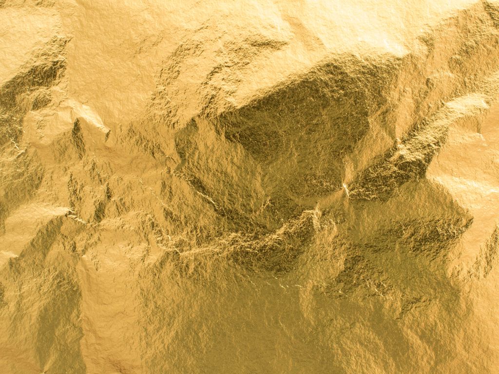 Goldene unregelmässige Fläche