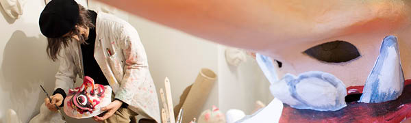 Auf Besuch im Larvenatelier Larvedörsl